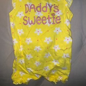 Koala Baby Yellow Romper Daddy’s Sweetie